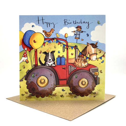 Birthday Card - Farmyard