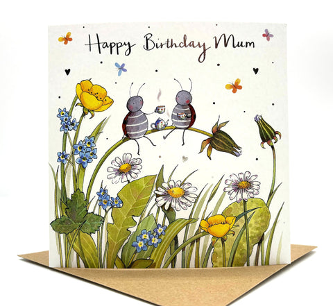 Birthday Card - Ladybird Mum Birthday