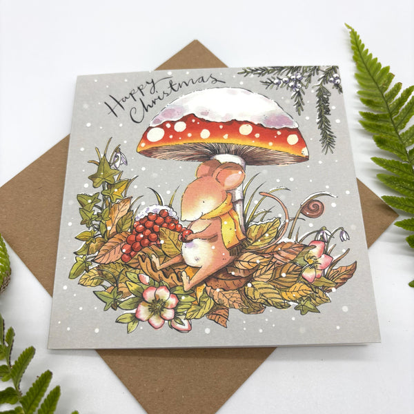 Christmas Mouse - Pack of 5 Christmas Cards