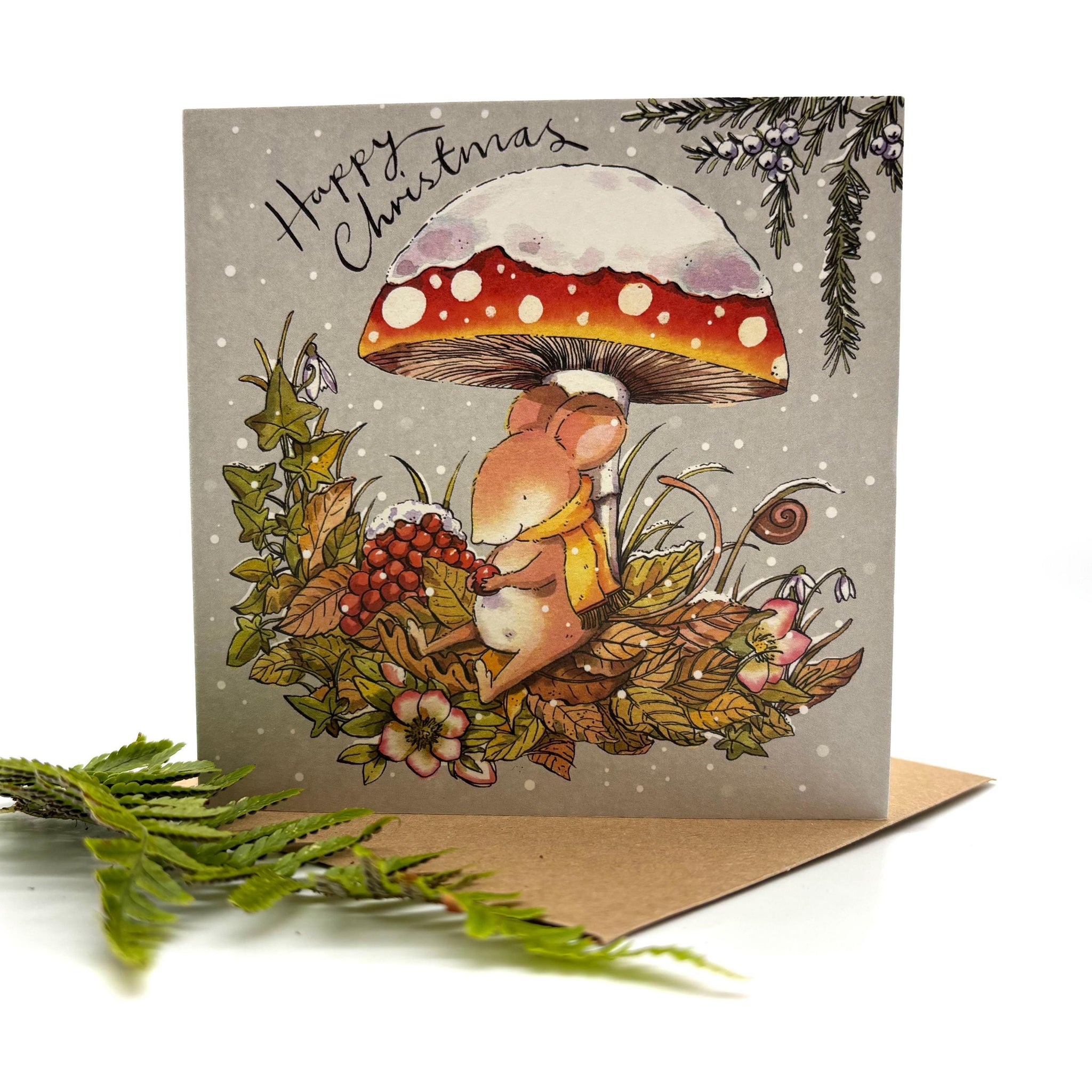 Christmas Mouse - Pack of 5 Christmas Cards