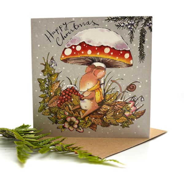 Christmas Mouse - Pack of 5 Christmas Cards