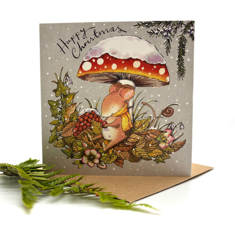 Christmas Mouse - Pack of 5 Christmas Cards