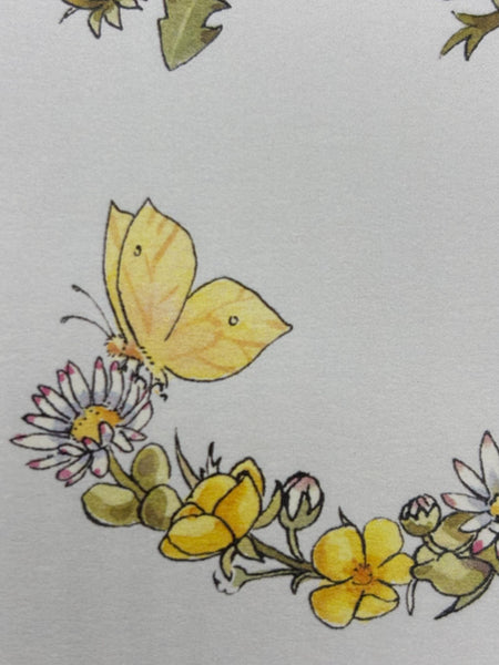 25th Anniversary Card - Wildflowers