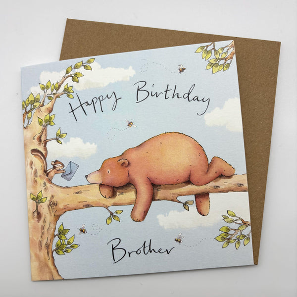 Birthday Card - Bear Brother Birthday