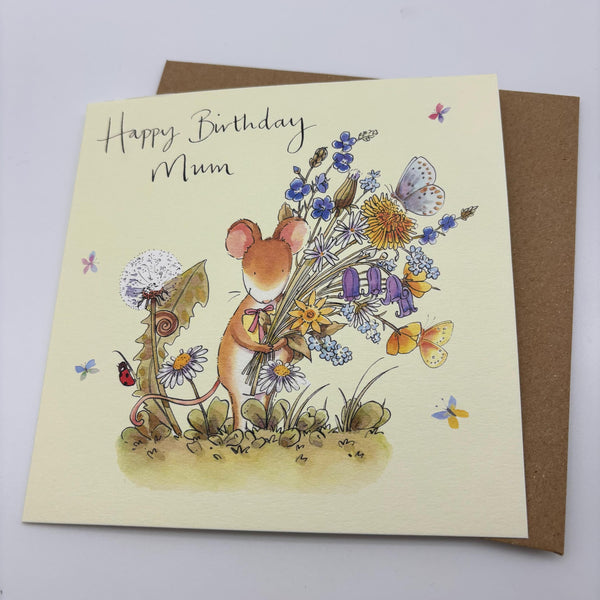Birthday Card - Flower Mum Birthday