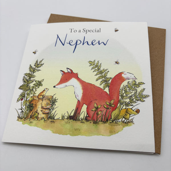 Birthday Card - Fox Nephew Birthday
