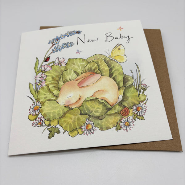 New Baby Card - Rabbit New Baby