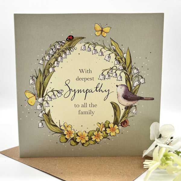 Sympathy Card - Sympathy Wreath