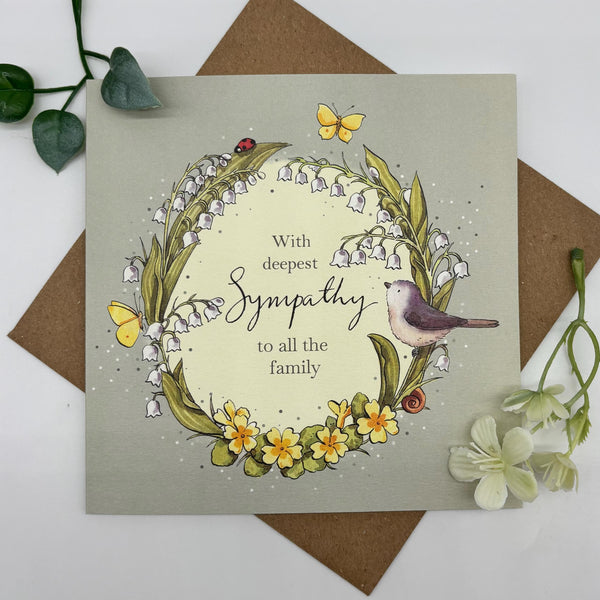 Sympathy Card - Sympathy Wreath