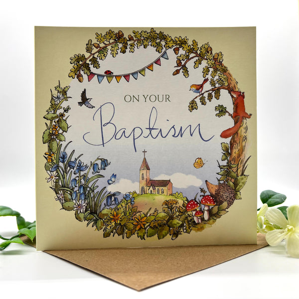 Baptism Card - Wildlife Baptism