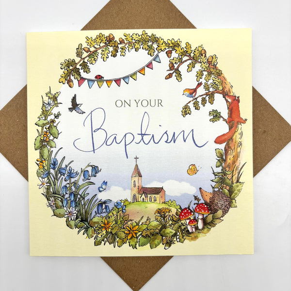 Baptism Card - Wildlife Baptism