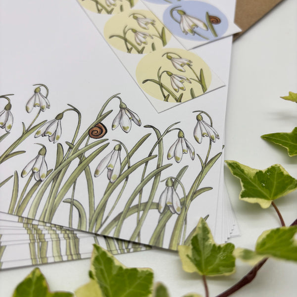 Writing Set - Snowdrops
