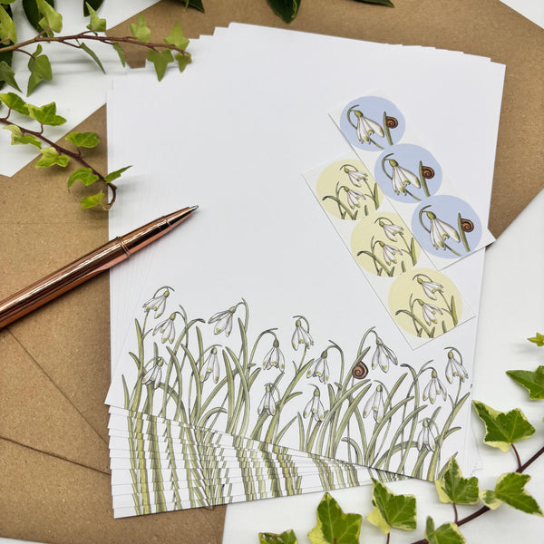Writing Set - Snowdrops