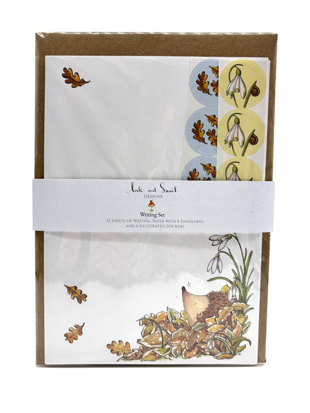Writing Set - Winter Hedgehog