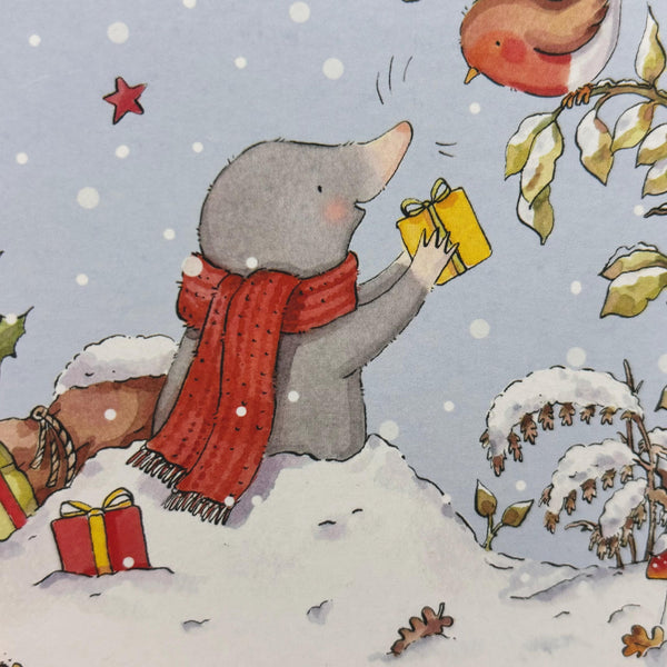 Christmas Mole - Pack of 5 Christmas Cards