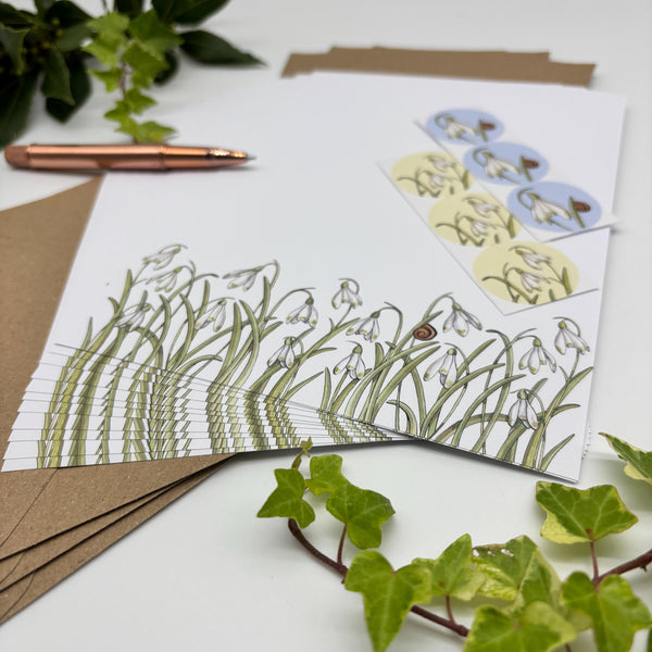 Writing Set - Snowdrops