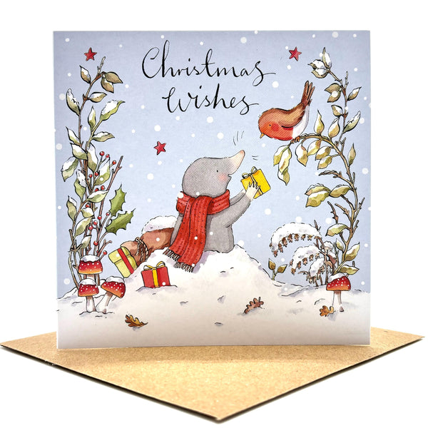Christmas Mole - Pack of 5 Christmas Cards
