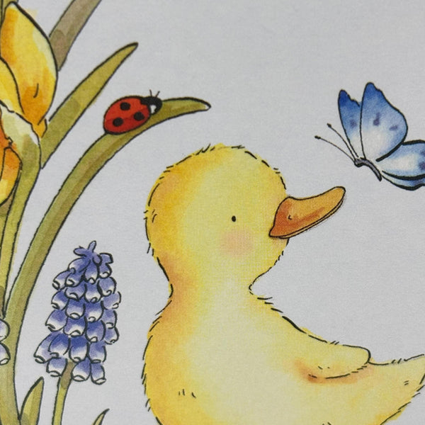 Easter Card Pack of 5 -Easter Duckling