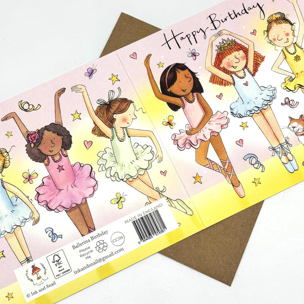 Birthday Card - Ballerina