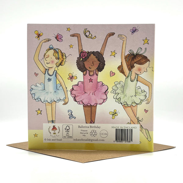 Birthday Card - Ballerina