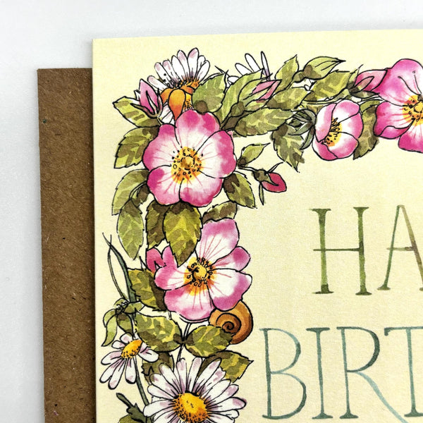 Birthday Card - Birthday To You Flowers