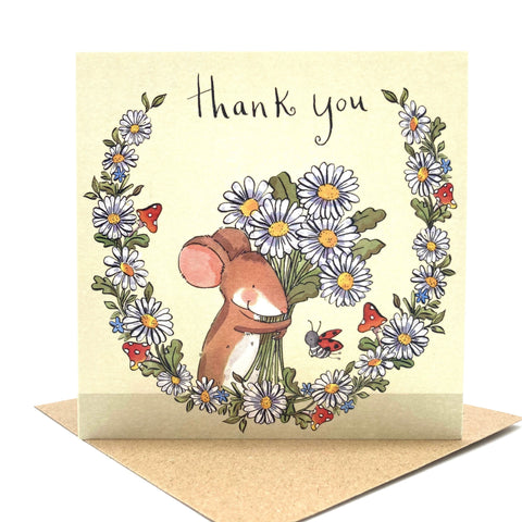 Thank You Card - Flowers