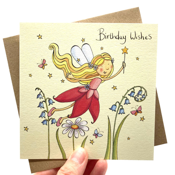 Birthday Card - Fairy Wishes