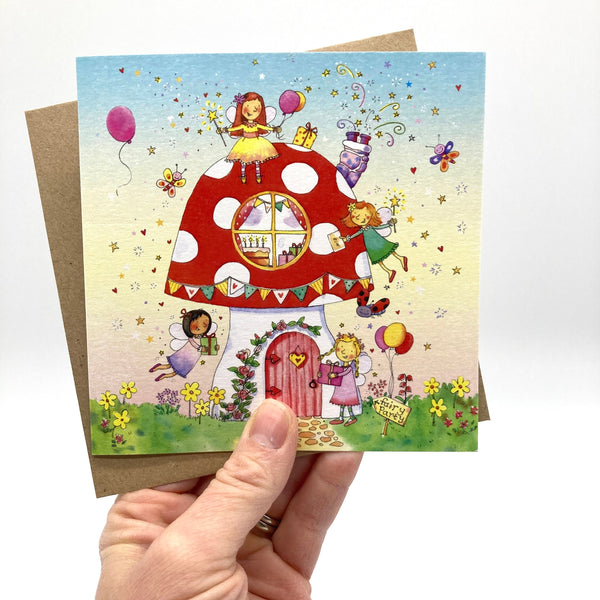 Birthday Card - Toadstool Party