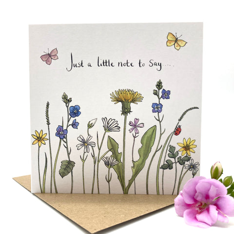 Note Card - Wild Flowers