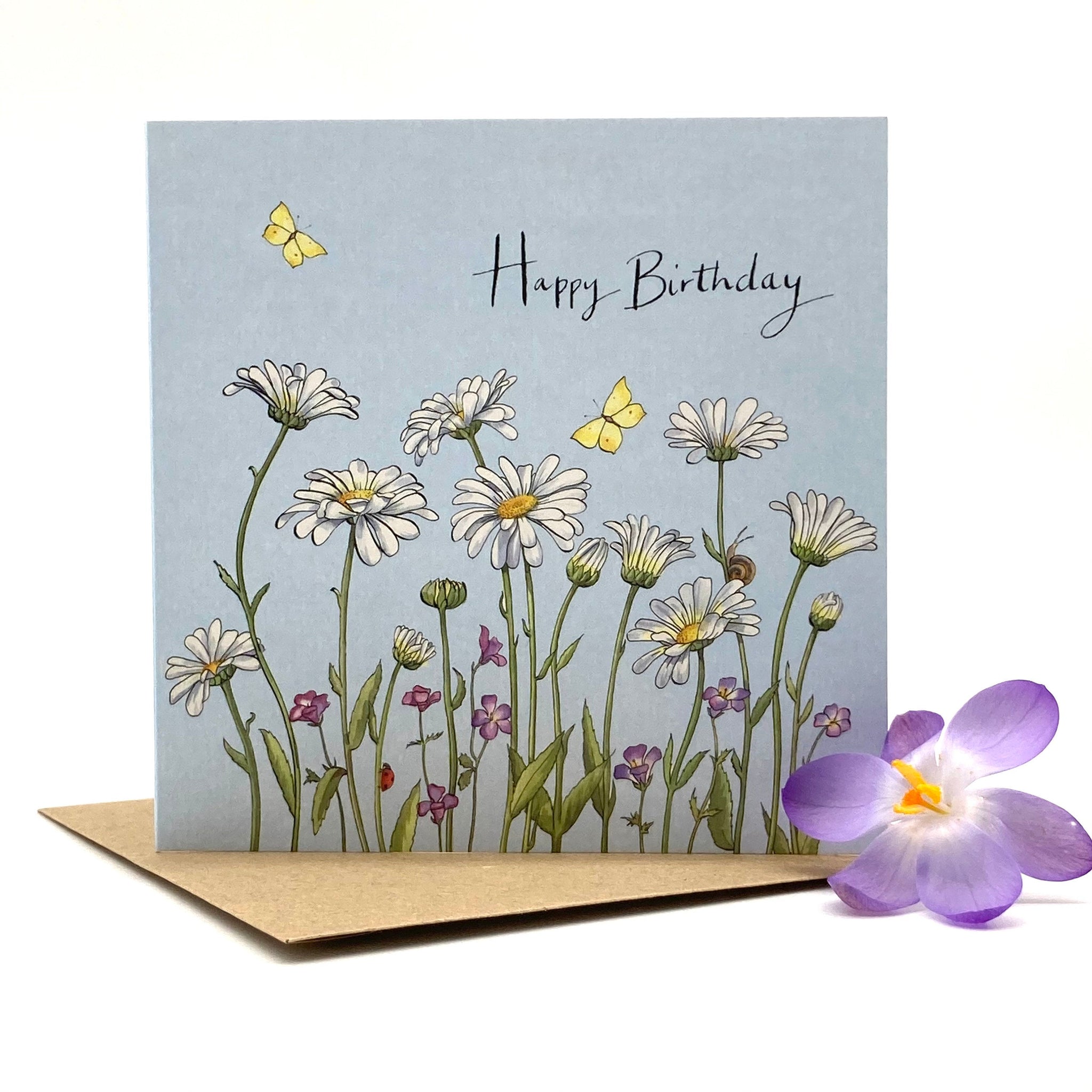 Birthday Card - Daisy