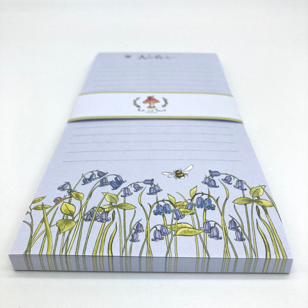 Notepad -  Bluebells to do list
