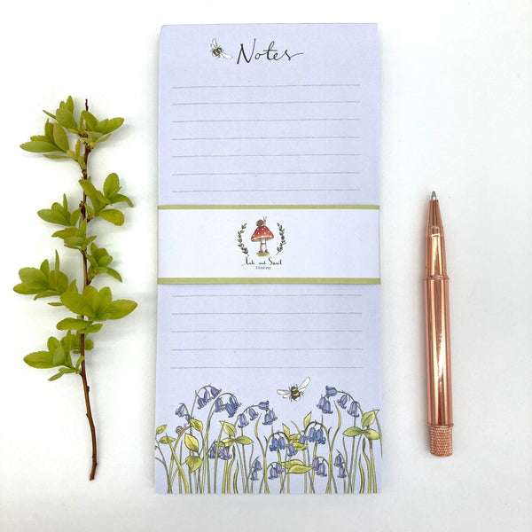 Notepad -  Bluebells to do list