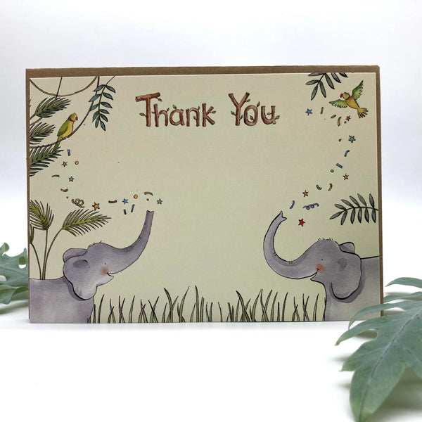 Elephant Thank You Pack of 10