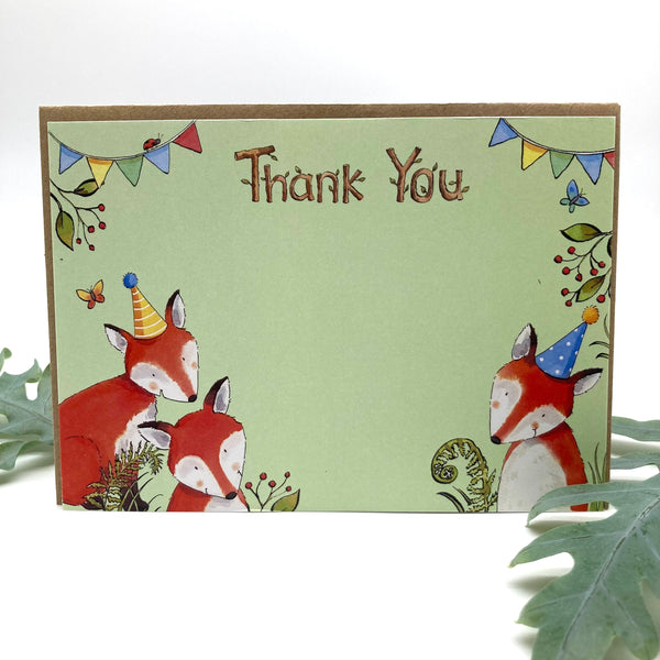 Fox Thank You Pack of 10