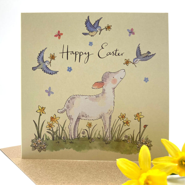Easter Card Pack of 5 - Easter Lamb