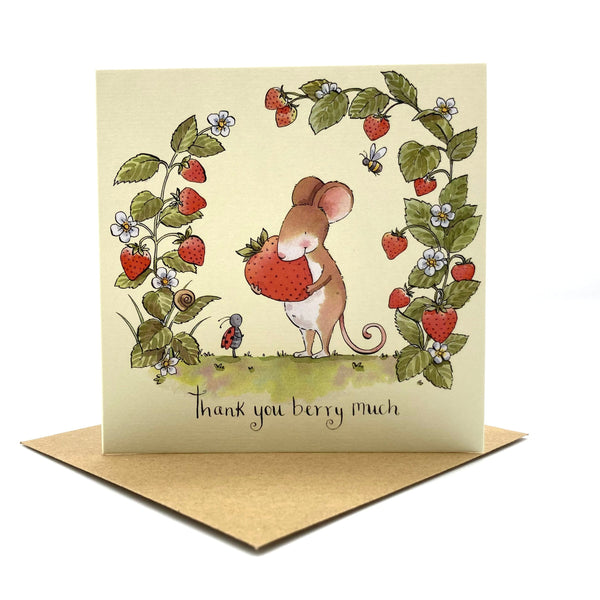 Thank You Card - Thank You Berry Much