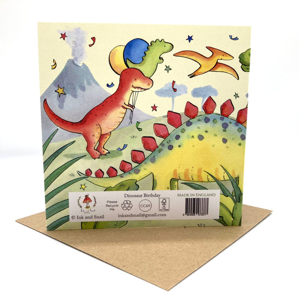 Birthday Card - Dinosaur