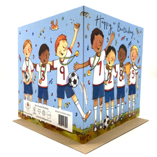 Birthday Card - Boys Football