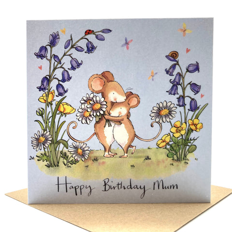 Birthday Card - Mouse Mum Birthday
